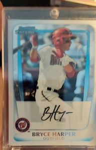 Bryce harper 2011 rookie bowman chrome card